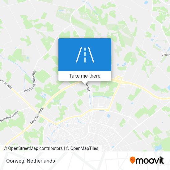 Oorweg map