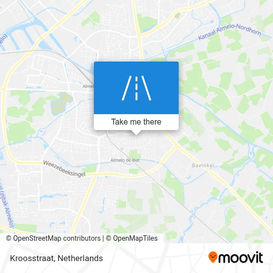 Kroosstraat map