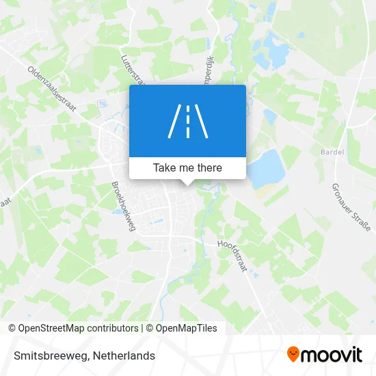 Smitsbreeweg map