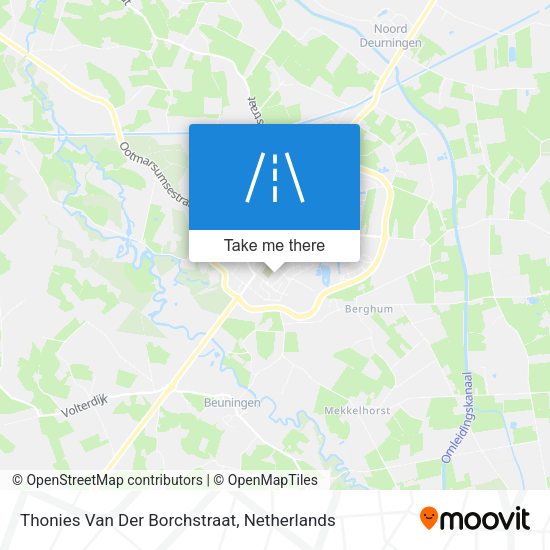 Thonies Van Der Borchstraat map