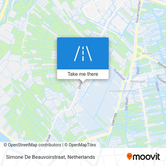 Simone De Beauvoirstraat map