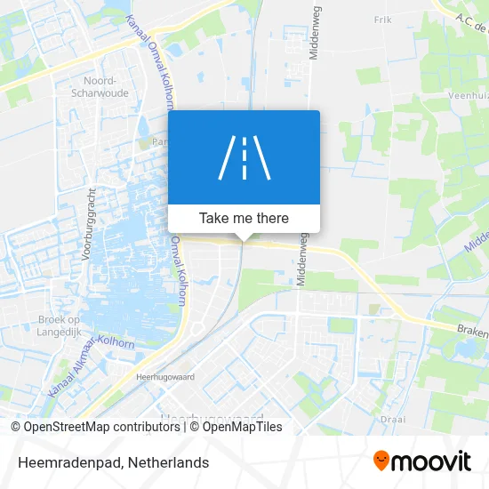 Heemradenpad map