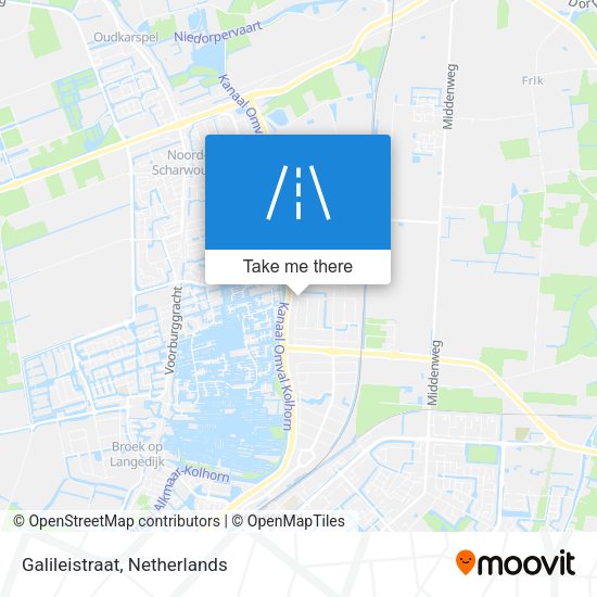 Galileistraat map