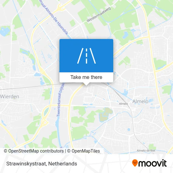 Strawinskystraat map