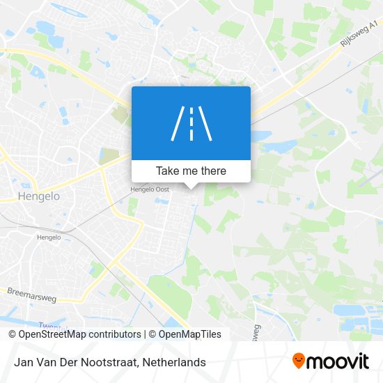 Jan Van Der Nootstraat map