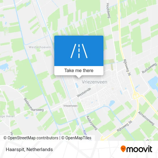 Haarspit map