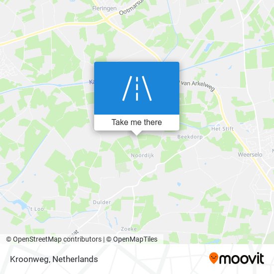 Kroonweg map