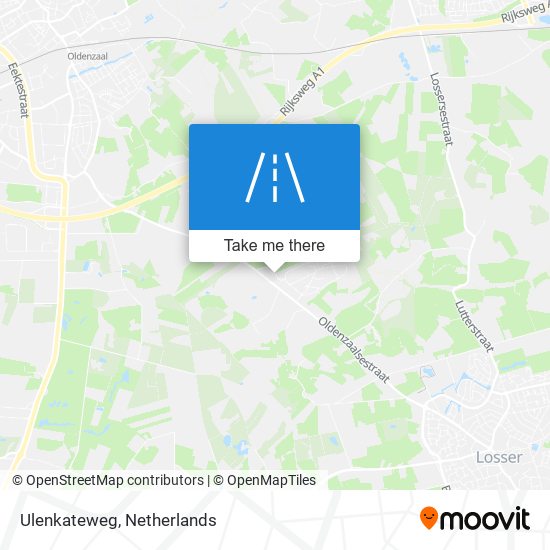 Ulenkateweg Karte