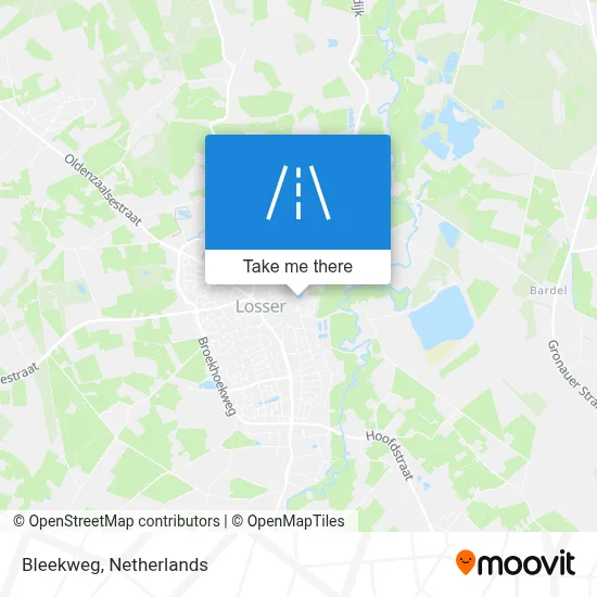 Bleekweg map