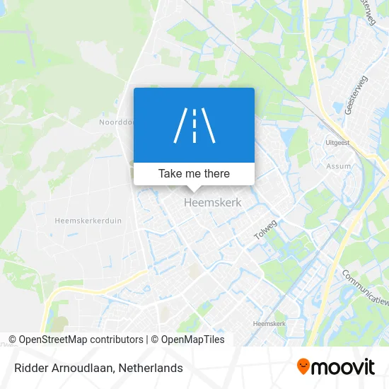 Ridder Arnoudlaan map