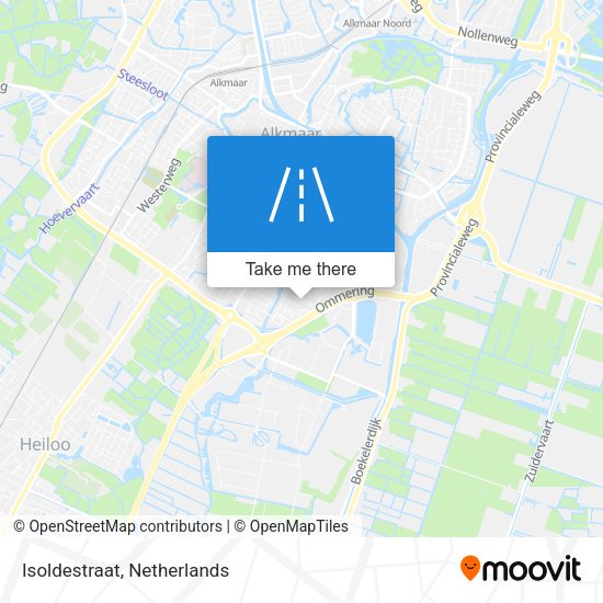 Isoldestraat map