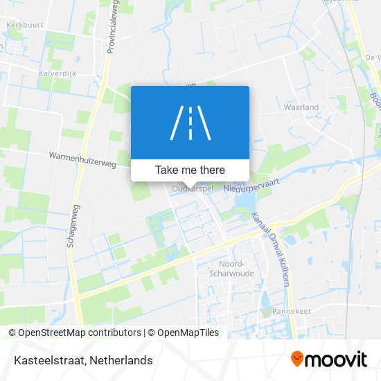 Kasteelstraat map