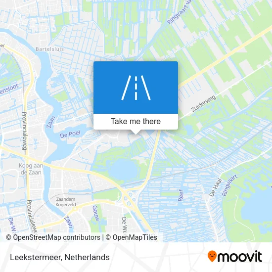 Leekstermeer map