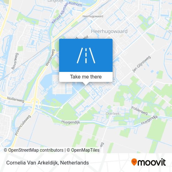 Cornelia Van Arkeldijk map