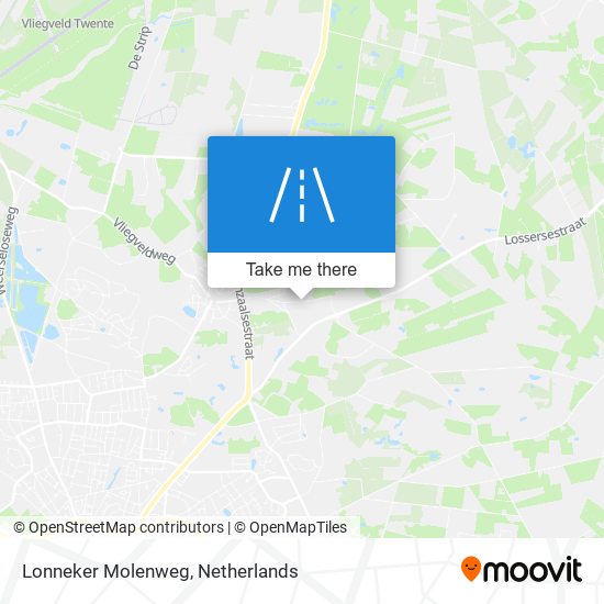 Lonneker Molenweg map