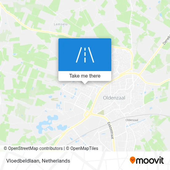 Vloedbeldlaan map