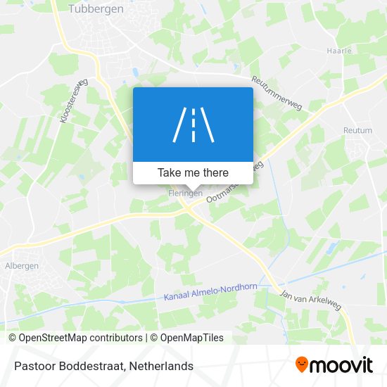 Pastoor Boddestraat map