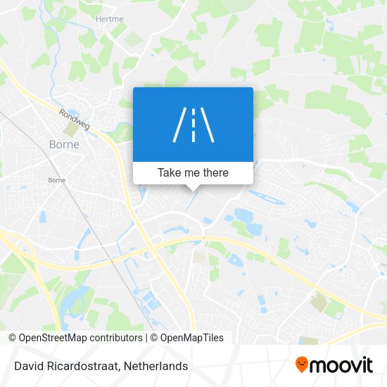 David Ricardostraat map