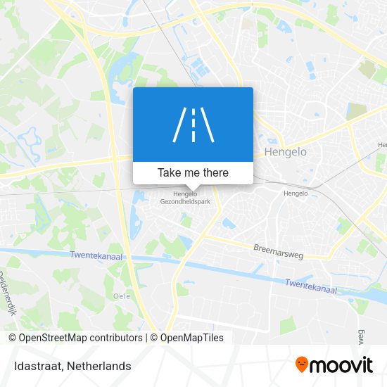 Idastraat map