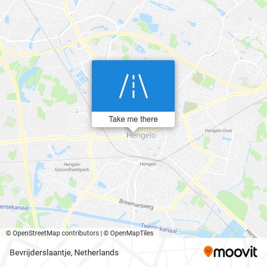 Bevrijderslaantje Karte