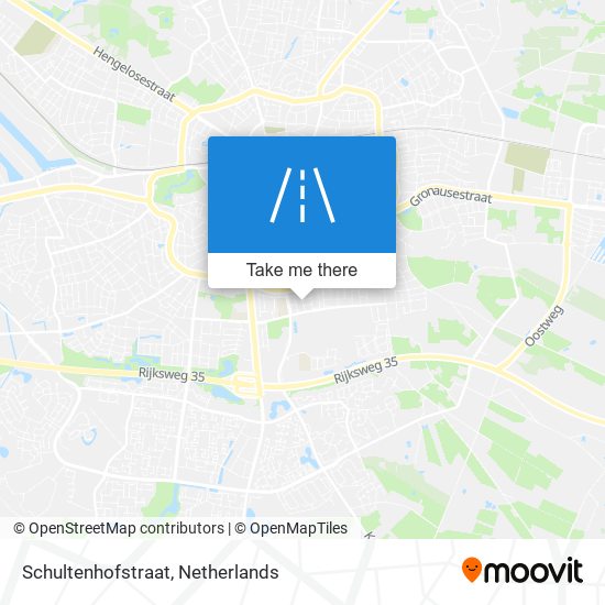 Schultenhofstraat Karte