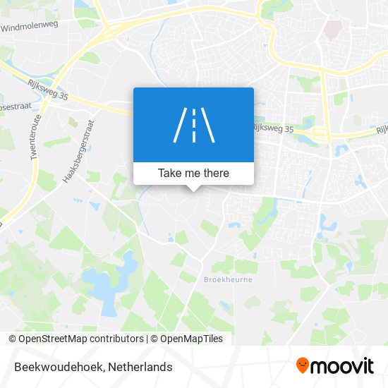 Beekwoudehoek map