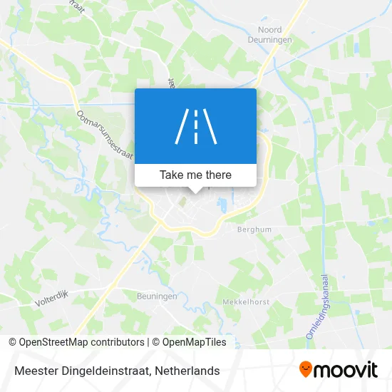 Meester Dingeldeinstraat map