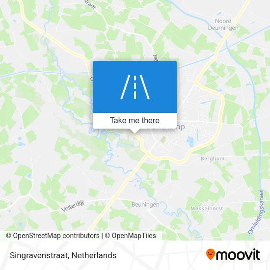 Singravenstraat map