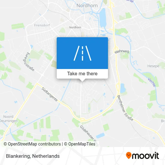Blankering map
