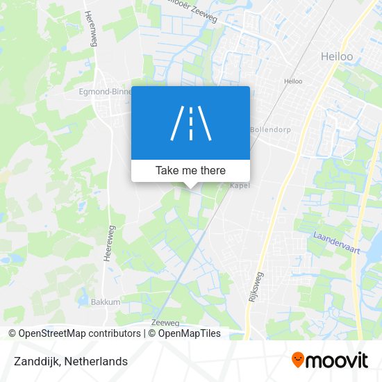 Zanddijk map