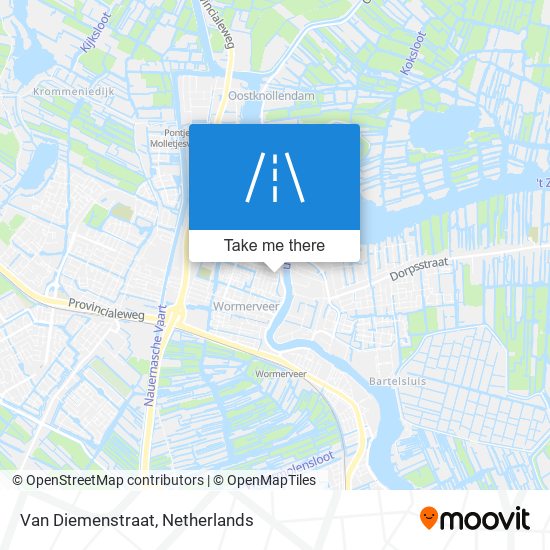 Van Diemenstraat map