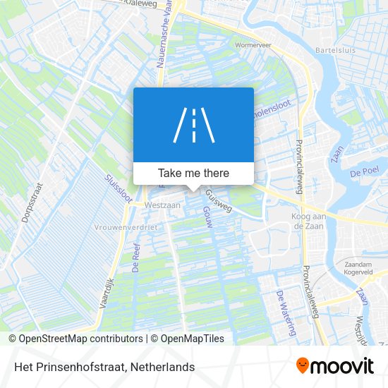 Het Prinsenhofstraat map