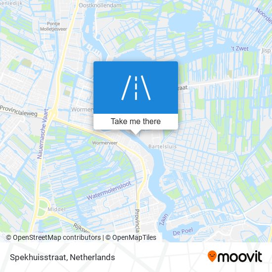 Spekhuisstraat map