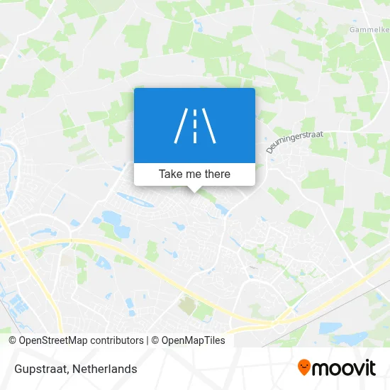 Gupstraat map