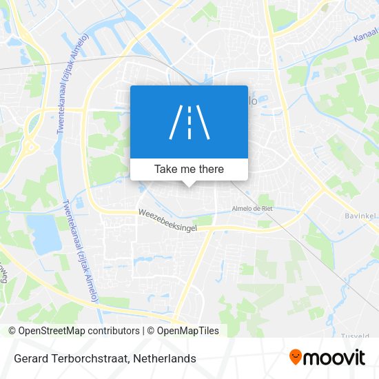 Gerard Terborchstraat map