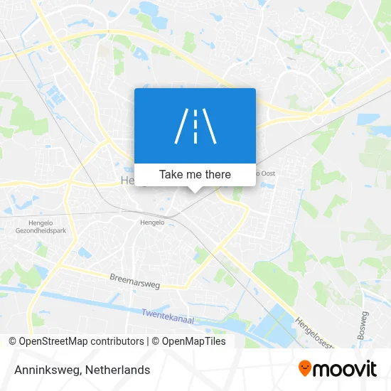 Anninksweg map