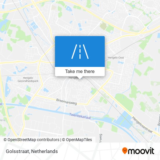 Golsstraat map