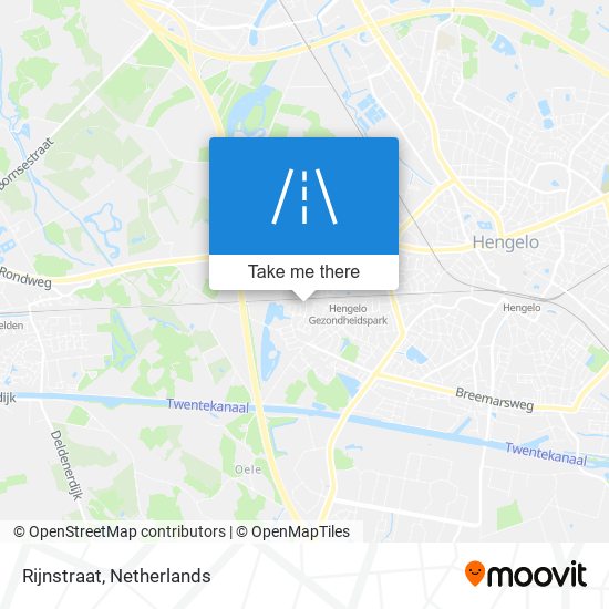 Rijnstraat map