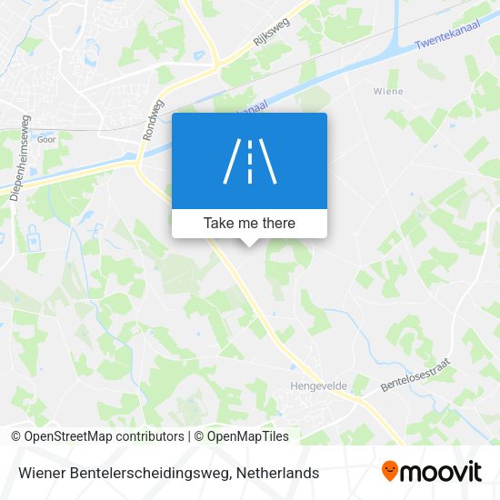 Wiener Bentelerscheidingsweg map