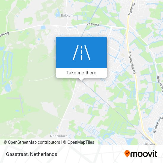 Gasstraat map