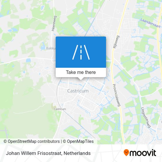 Johan Willem Frisostraat map