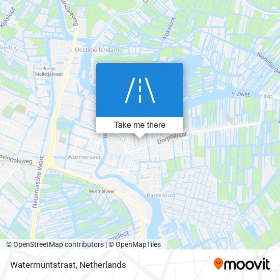 Watermuntstraat map