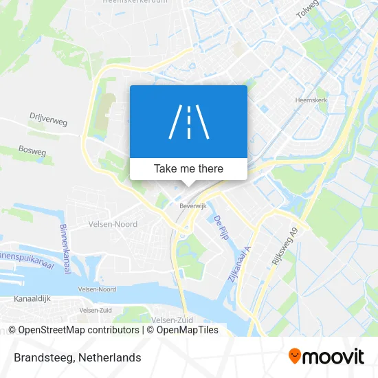 Brandsteeg map
