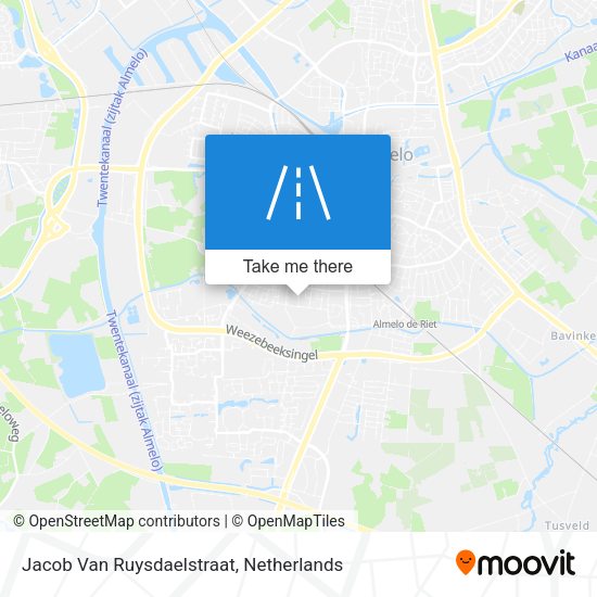 Jacob Van Ruysdaelstraat map