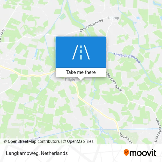 Langkampweg map