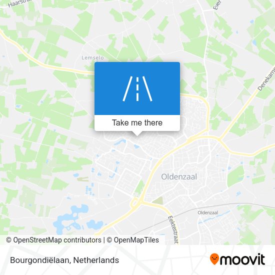 Bourgondiëlaan map