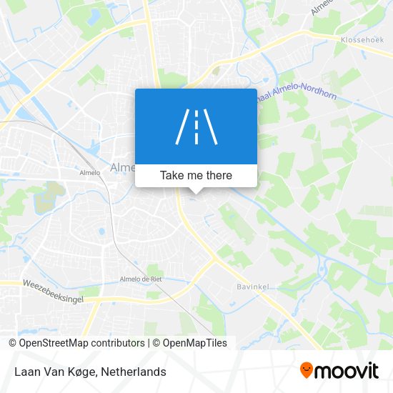 Laan Van Køge map