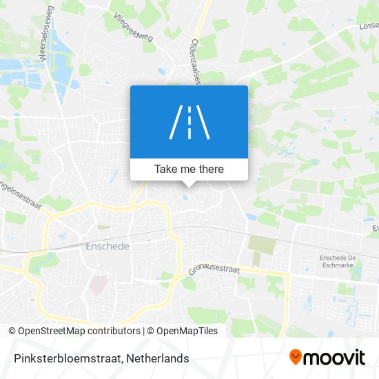 Pinksterbloemstraat map