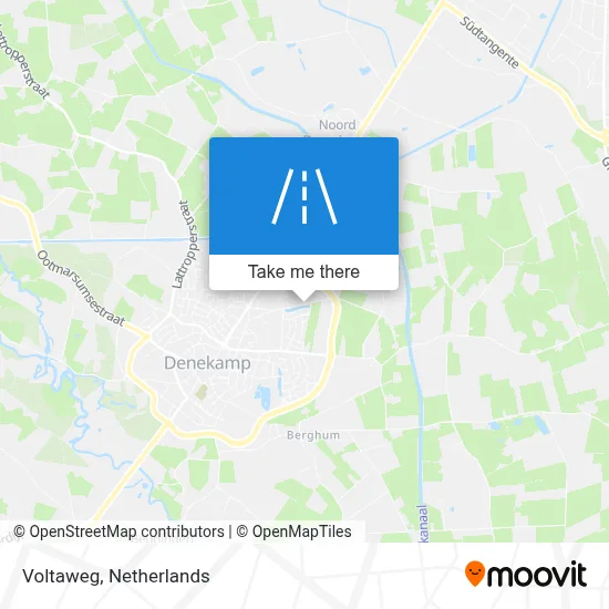 Voltaweg map