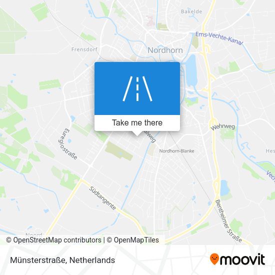 Münsterstraße map
